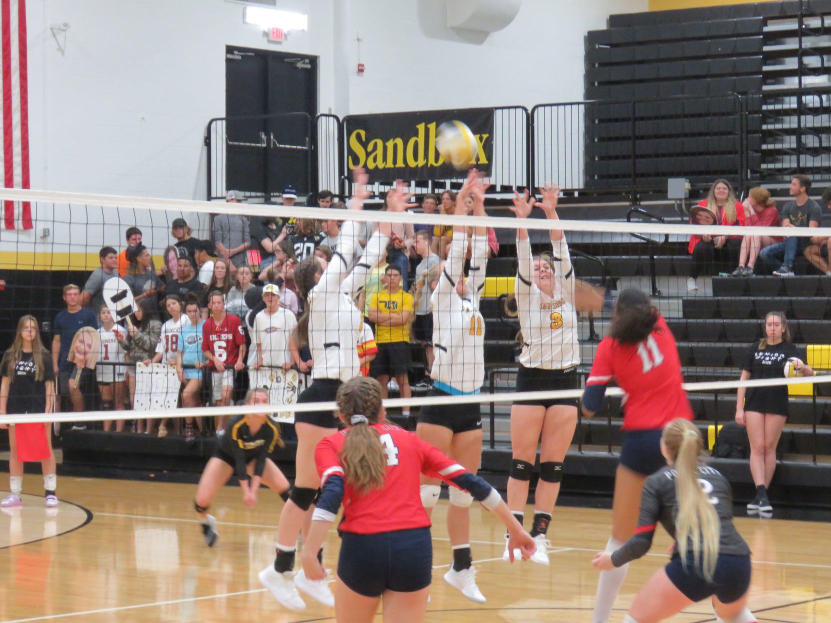Lady Sandite Senior Night Volleyball game against the Ponca City Wildcats
